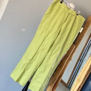 New Talbots 100% linen pants women sz14